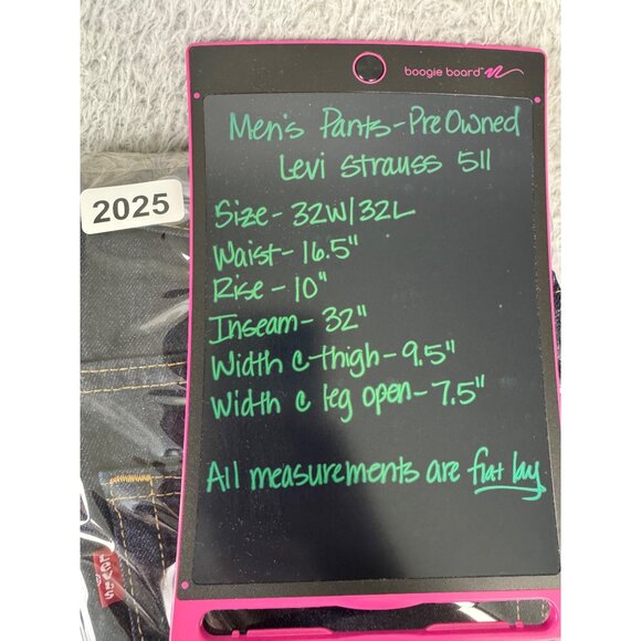 Levi Strauss 511 Mens Slim Fit Jeans W32 L32 Y2K Casual Comfort - Picture 13 of 14